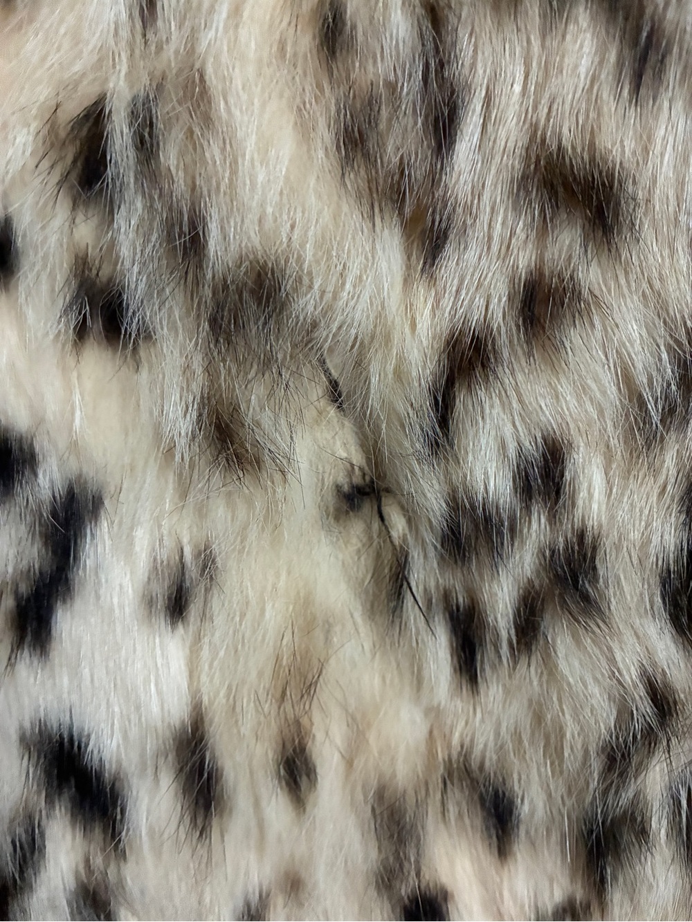 Vintage Chill Chasers Faux Snow Leopard Print Fur Jacket - Picture 13 of 16